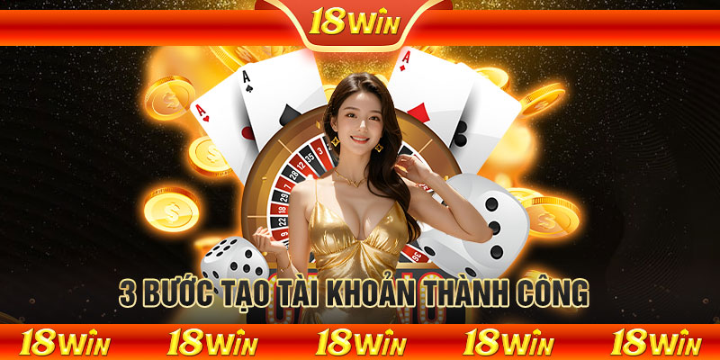 3 bước tạo tài khoản thành công